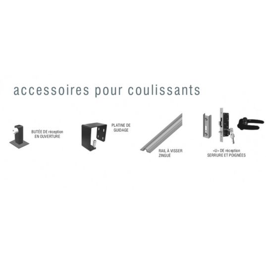 Portail Aluminium Coulissant  3Mx1.6M