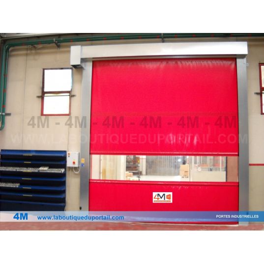 Porte souple rapide à enroulement L2500xH3000