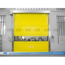 Porte souple rapide à enroulement L2000xH2500