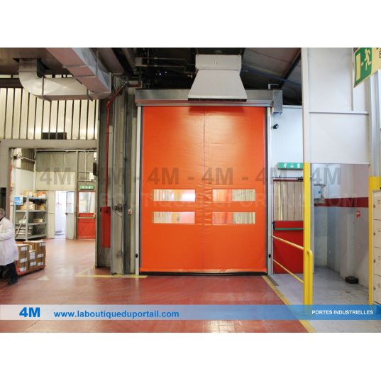 Porte souple rapide à enroulement L2000xH2500