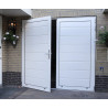 Double porte battante isol? blanche L2400xH2500
