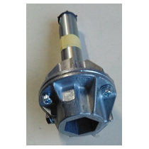 Axe moteur Ø 25,4 avec bride 6 pans de 32 MARANTEC MFZ OVITOR