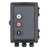 Coffret de commande AS210B mono/tri - homme mort - 3 boutons MARANTEC MFZ OVITOR