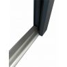Porte d'entrée de service Alu 3 points pleine isolée RAL 7016 L1000xH2050