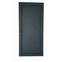 Porte d'entrée de service Alu 3 points pleine isolée RAL 7016 L1000xH2050
