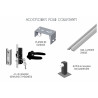 PORTAIL ALU COULISSANT 3Mx1.6M