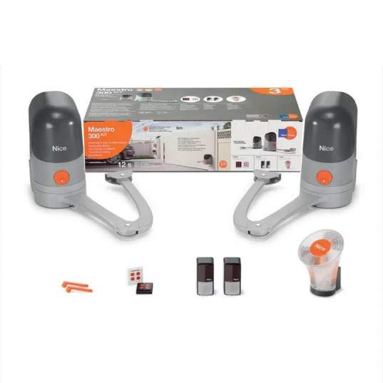 Kit Motorisation de Portail à Bras NICE HOME maestro 300