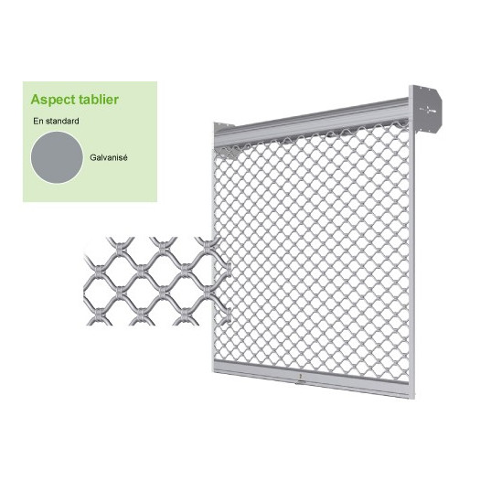 rideau metalique galvanis? motoris?