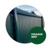 Kit Occultant pour panneau Clôture grillage rigide L2500 x H1930 Vert RAL 6005