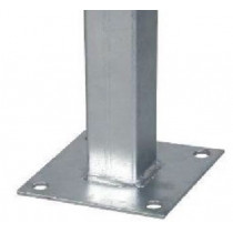 option poteau sur platine a visser