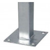 option poteau sur platine a visser