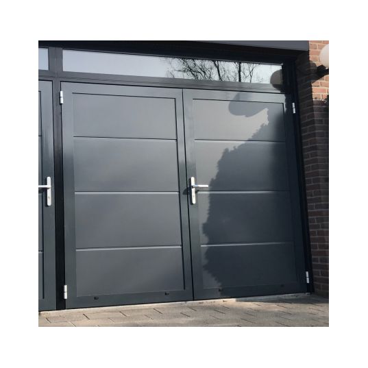 Double Porte Battante Isolée L2400xH2500 RAL 7016