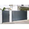 Portail Aluminium Coulissant RAL7016 L3mxH1,70m OSLO