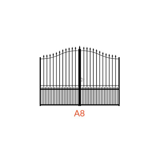 Portail Acier Battant CHARDONNAY L3mxH1,70m