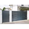 Portail Aluminium Coulissant RAL7016 L3,50mxH1,60m TOKYO