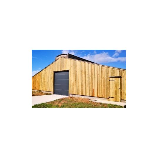 Porte Sectionnelle Industrielle L3.5M x H3.5M Gris Ral 7016 RL420mm