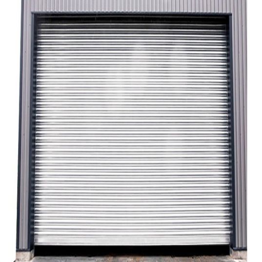 Rideau Métallique Blanc RAL9010 Manuel Lames Pleines 7/10ème L1500 H2500 CLASSIC