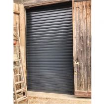 Rideau Métallique Gris RAL7016 Manuel Lames Pleines 7/10ème L1500 H2500 CLASSIC