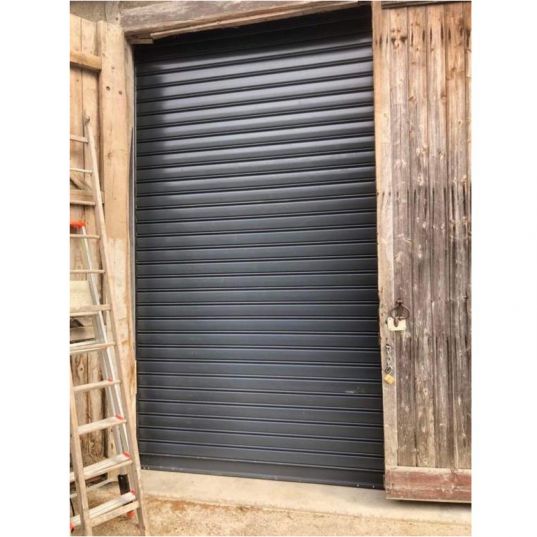 Rideau Métallique Gris RAL7016 Manuel Lames Pleines 7/10ème L3000 H1500 CLASSIC