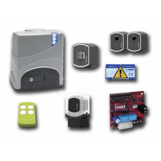 Kit de Motorisation de Portail Coulissant Kit Junior 624 1 Émet.Vix53 FADINI
