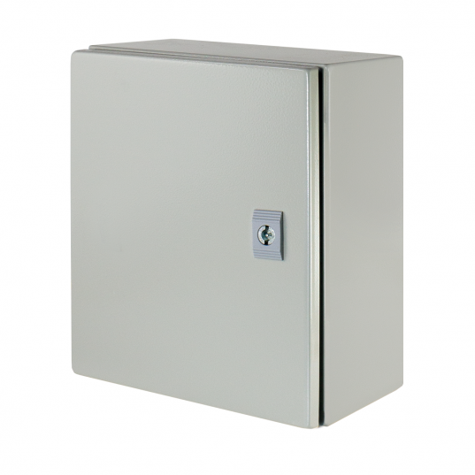 Coffret étanche PSWB IP 66 en métal 250 x 300 x 150 mm avec plaque de fond