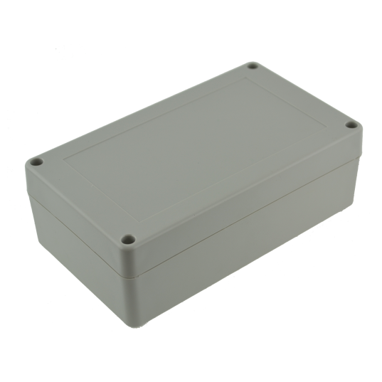 Boîtier ABS (FR UL94 V-0) étanche IP 65 180 x 105 x 60/65 mm