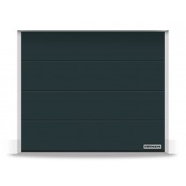 Porte Sectionnelle Hormann Renomatic Motorisée L4000 H2000 Planar CH 7016 Matt Deluxe Gris Anthracite