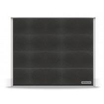 Porte Sectionnelle Hormann Renomatic Motorisée L4000 H2125 Planar Noir 2100 Sablé