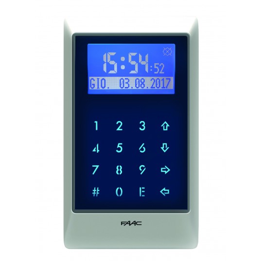 xkpr 125d da – keypad+prox reader + disp 125khz dual ant.