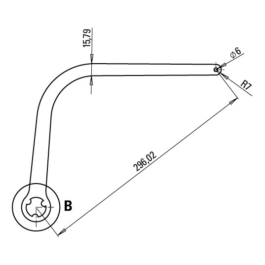 paire de bras night one day nd1 blanc ral 9010