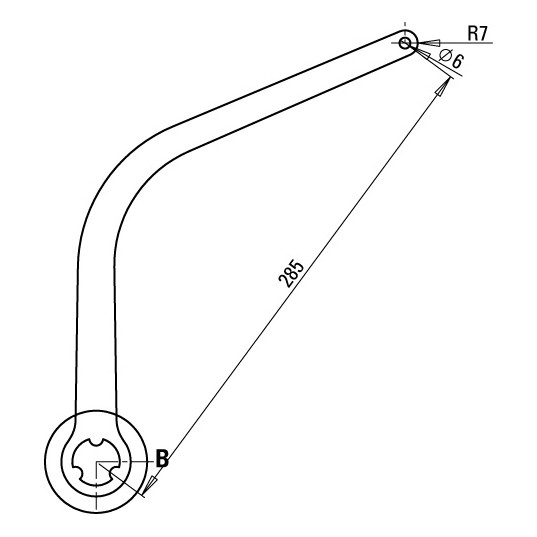 paire de bras night one day nd2 blanc ral 9010