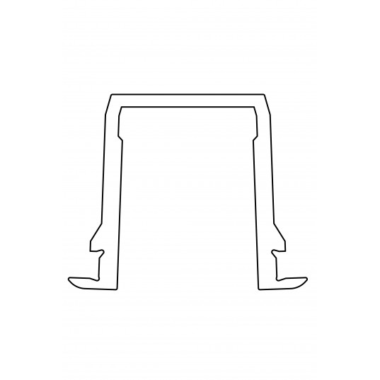 profile guide sol tk35 5500mm a inserer dans la traverse basse