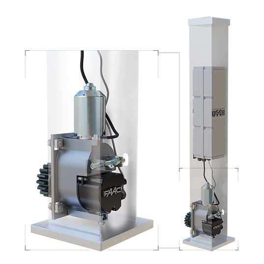 operateur c4000i 24v electromeca. bt, e4000i, pignon, cle de dev.,acc.de fix.