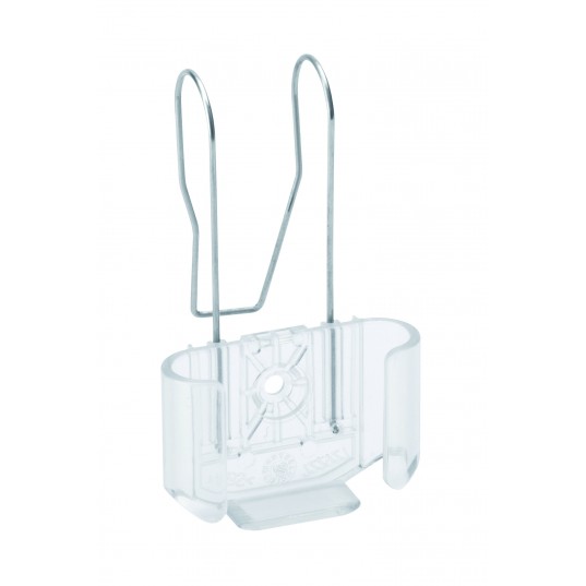 Clip Support Emetteur Xt2 Xt4 - Blanc - S'Accroche Au Mur Ou Au Pare Soleil FAAC