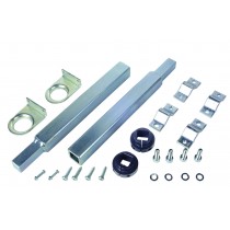 580_Paire De Tubes De Transmission Avec Supports Lateraux, Installation 1 Op FAAC