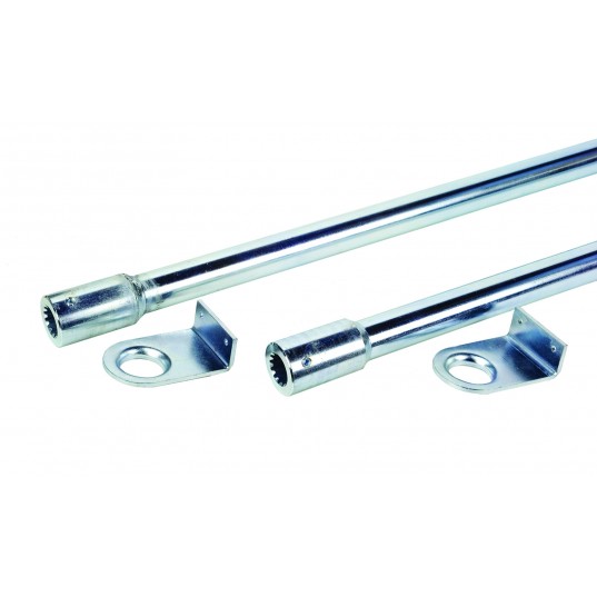 593_Paire De Tubes De Transmission Avec Supports Lateraux, Installation 2 Op FAAC