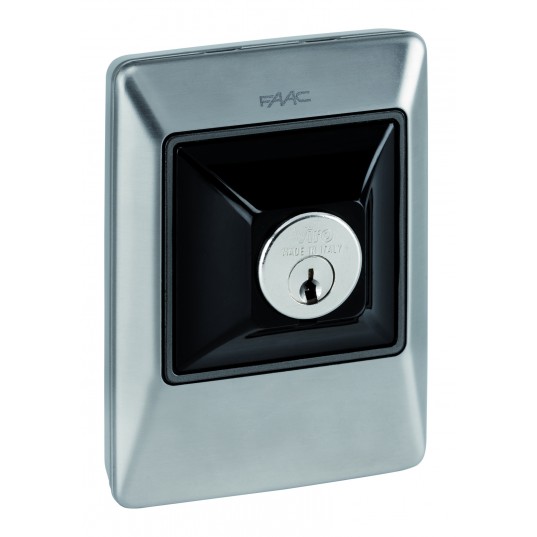 Contacteur A Cle Xk10 Inox Vendu Sans Cylindre A Cle (Ref. 71275101) FAAC