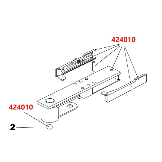 770N - Bras Et Debrayage Moteur FAAC