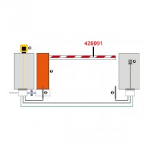 Lisse Rectangulaire 4815Mm Pour Barrieres 615, 620 Et 640 FAAC