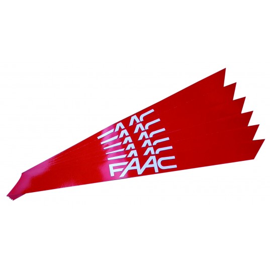 Adhesifs Reflechissants Pour Lisses De Barrieres (Vendu Par 6) FAAC