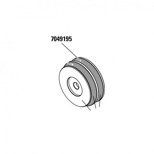 760 - Bague Piston Pour Operateurs Hydrauliques 760 Pour Portails Battants FAAC
