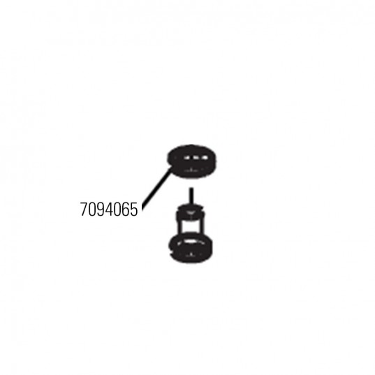 Rondelle De Cuivre 7X4X1 Fs Allum. (Vendu Par Lot De 20 Pieces) FAAC