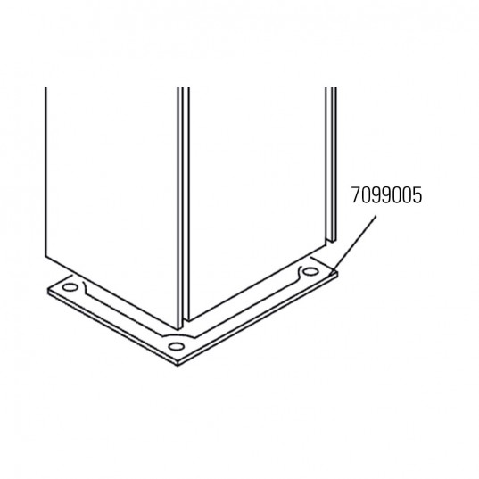 Joints Plat. Piece Detachee Pour Operateur 560 Et 580, Et Barriere 630 FAAC