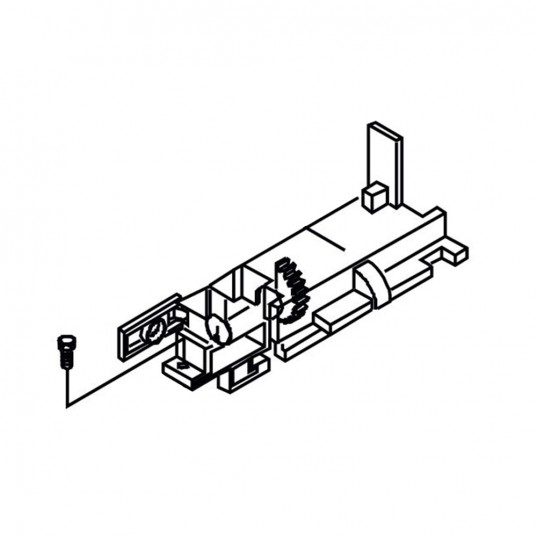 760 - Protection Serrure Pour Operateurs Hydrauliques 760 Pour Portails Battants FAAC