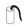 Condensateur 16 µf 250V Avec Cable 180Mm. FAAC