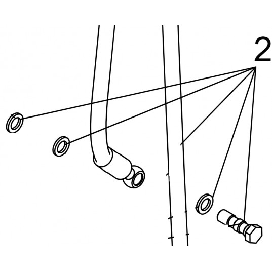 Tube Alimentation Hydraulique Ja200 Ha FAAC