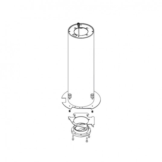 J200Ha - Cylindre Avec Bande Reflechissante FAAC