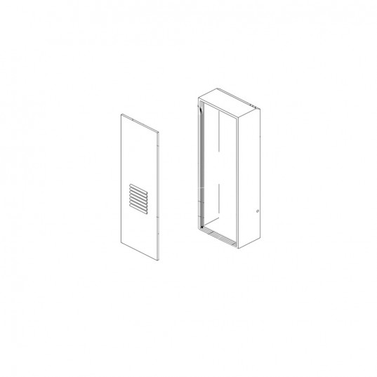 620 - Coffre + Porte Orange Ral 2004 FAAC