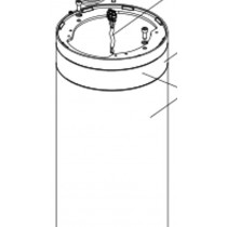 Cylindre J275Ha H600 Avec Bandeau Reflechissant FAAC