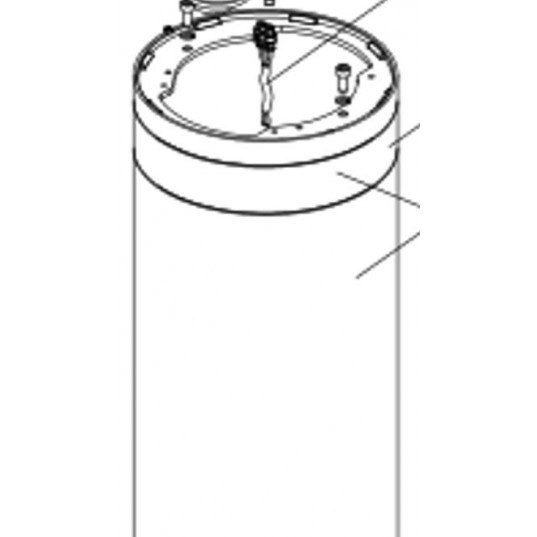 Cylindre J275Ha H600 Avec Bandeau Reflechissant FAAC